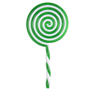 Piruleta lollipop verde 22cm