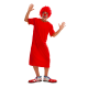 Disfraz payaso rojo tunica