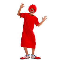Disfraz payaso rojo tunica