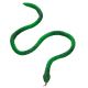 Serpiente verde moldeable 1m
