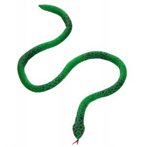 Serpiente verde moldeable 1m