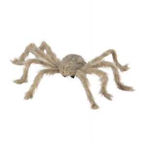 Araña parda peluda moldeable 45cm