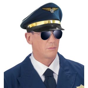 Sombrero piloto azul