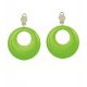 Pendientes neon verdes