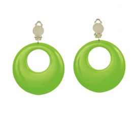 Pendientes neon verdes