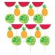 Palillos frutas tropicales pack 21