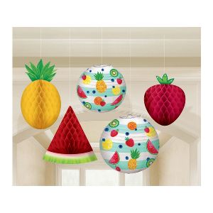 Decoracion frutas colgantes