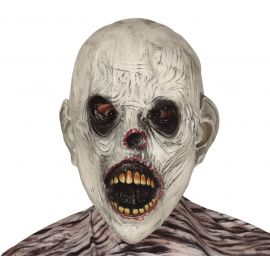 Mascara zombie blanco latex
