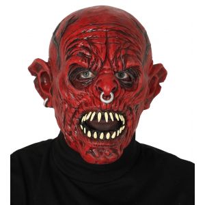 Mascara monstruo rojo latex