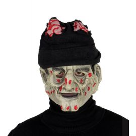 Mascara zombie con gorro 