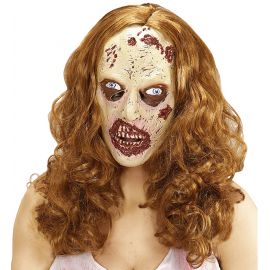 Mascara zombie susurrador con pelo