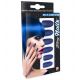 Uñas 12 ud azules 