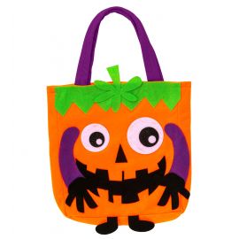 Bolsa porta caramelos calabaza