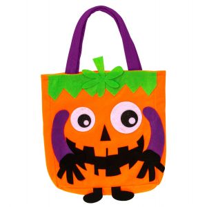 Bolsa porta caramelos calabaza