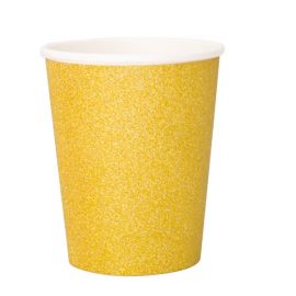 Vasos oro glitter 8 und