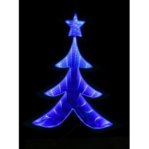 Arbol azul luz 20cm