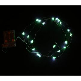 Luces led verdes arbol 2m