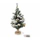 Arbol nevado luz led 40cm