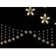 Cortina estrellas led 150cm calido