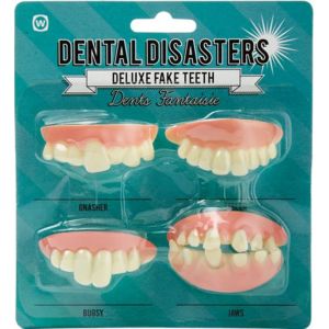 Pack 4 dentaduras divertidas