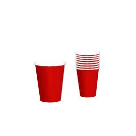 Vasos 266ml rojo