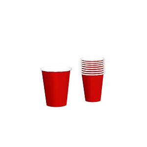 Vasos 266ml rojo