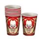 Vasos payaso asesino