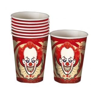 Vasos payaso asesino