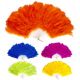 Abanico plumas colores surt