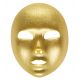 Mascara dorada tela