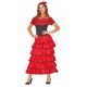 Disfraz flamenco rojo ad 