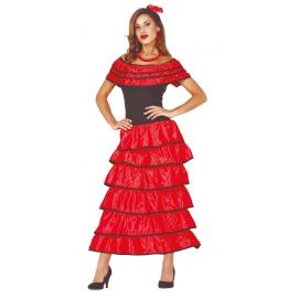 Disfraz flamenco rojo ad 