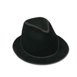 Sombrero ganster flocado alcapone