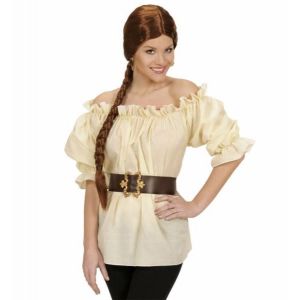 Blusa beige mujer