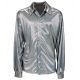 Camisa holografica plata m/l