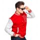 Chaqueta bomber roja