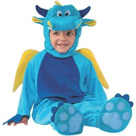 Disfraz dragón azul 1-2 años