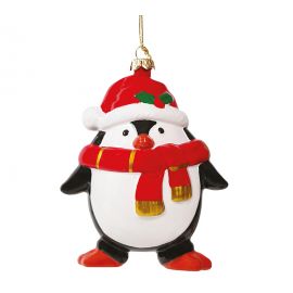 Colgante pinguino navidad