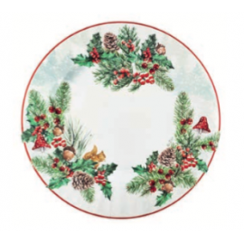 Maxi plato bosque de noel 6 und