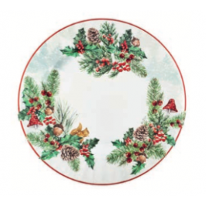 Maxi plato bosque de noel 6 und