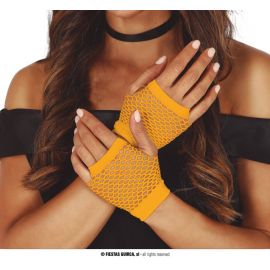 Guantes malla naranja