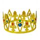 Corona rey picos oro