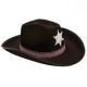 Sombrero vaquero negro estrella