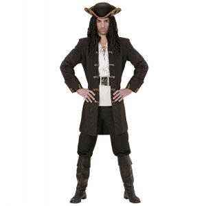 Disfraz abrigo pirata deluxe