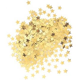 Confetti estrellas oro
