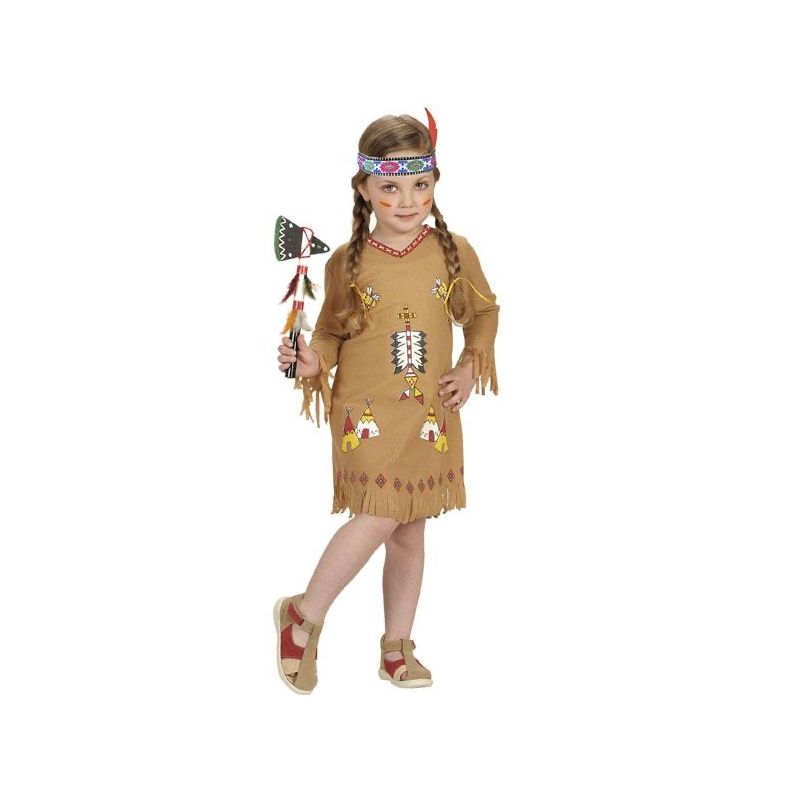 Dress Up America Disfraz de niña india valiente