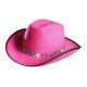 Sombrero vaquera rosa