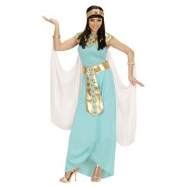 Disfraz cleopatra azul adulto