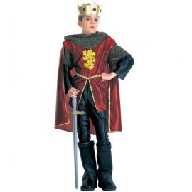 Disfraz rey medieval para niños de 5 a 13 años