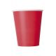 Vasos 270ml rojos 